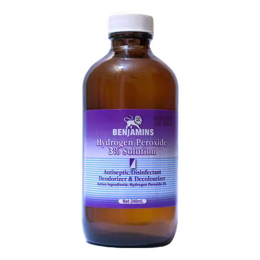 Benjamins Hydrogen Peroxide 3% Solution, 240ml